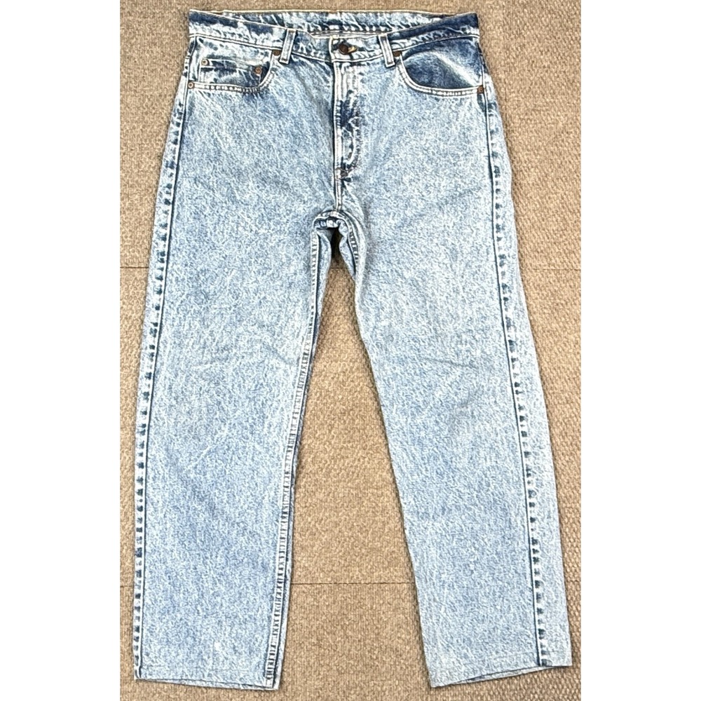 Levi's 505 0209 Men's Made In USA Vintage Straight Leg Denim Jeans Size 36x30